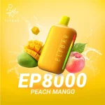 پاد یکبار مصرف الف بار هلو انبه 8000 پاف - تصویر 2