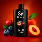 پاد یکبار مصرف سیلویپر هلو و توتهای جنگلی 24000 پاف - تصویر 3