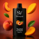 پاد یکبار مصرف سیلویپر هلو و انبه 24000 پاف - تصویر 3