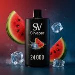 پاد یکبار مصرف سیلویپر هندوانه یخی 24000 پاف - تصویر 3