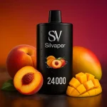 پاد یکبار مصرف سیلویپر هلو و انبه 24000 پاف - تصویر 4