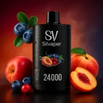 پاد یکبار مصرف سیلویپر هلو و توتهای جنگلی 24000 پاف - تصویر 5