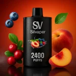 پاد یکبار مصرف سیلویپر هلو و توتهای جنگلی 24000 پاف - تصویر 6
