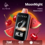 پاد یکبار مصرف الف بار مدل مون‌نایت ۴۰۰۰۰ پاف طعم گیلاس هندوانه - تصویر 2
