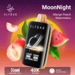 پاد یکبار مصرف الف بار مدل مون‌نایت ۴۰۰۰۰ پاف طعم انبه هلو هندوانه - تصویر 2