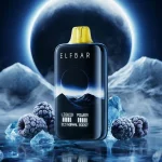 پاد یکبار مصرف الف بار مدل موننایت ۴۰۰۰۰ پاف طعم شاهتوت یخی - تصویر 3